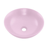 Swiss Madison SM-VS244 Classé 16" Color Ceramic Sink - Matte Pink