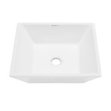 Swiss Madison SM-VS222 St. Tropez 16.5" Square Vessel Bathroom Sink