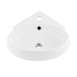 Swiss Madison SM-WS328 Plaisir Corner Wall-Mount Sink - Swiss Madison SM-WS328 Plaisir Corner Wall-Mount Sink -