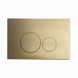 Swiss Madison SM-WC001Z Wall Mount Actuator Flush Push Button Plate - Brushed Brass Swiss Madison SM-WC001Z Wall Mount Actuator Flush Push Button Plate - Brushed Brass