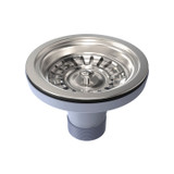 Swiss Madison SM-KD788 4.5" Slotted Stainless Steel Kitchen Sink Basket Strainer and Drain Swiss Madison SM-KD788 4.5" Slotted Stainless Steel Kitchen Sink Basket Strainer and Drain