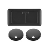 Swiss Madison SM-CH01B Dual Push Button Toilet Flush Hardware - Black (SM-1T106, SM-1T117)