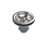 Swiss Madison SM-KD244 4.5" Slotted Stainless Steel Kitchen Sink Basket Strainer and Drain Swiss Madison SM-KD244 4.5" Slotted Stainless Steel Kitchen Sink Basket Strainer and Drain