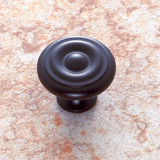 JVJ Oil Rubbed Bronze 1 1/4" Georgian Door Knob - 35020