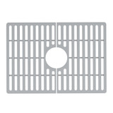 Vigo Silicone Protective Kitchen Sink Grid For 24 In. Single Basin In Gray