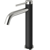 Vigo Lexington Single Hole Cfiber© Vessel Bathroom Faucet In Brushed Nickel