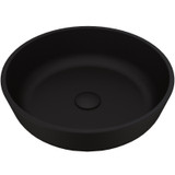 Vigo VG07113 Black Modus Matteshell Vessel Bathroom Sink - 16 1/2 inch