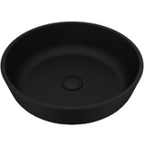 Vigo Black Modus Matteshell Vessel Bathroom Sink - 16 1/2 inch