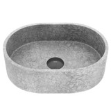 Vigo VG04059 Concreto Stone 15 In. Oval Bathroom Vessel Sink