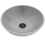 Vigo VG04066 Concreto Stone Round Bathroom Vessel Sink