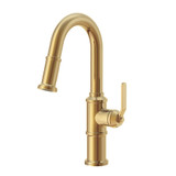 Gerber D150537BB Kinzie Single Handle Pull-Down Prep Faucet 1.75gpm - Brushed Bronze