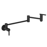 Gerber D205058BS Parma Wall Mount Pot Filler Faucet 2.2gpm - Satin Black