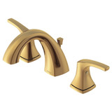 Gerber Vaughn Two Handle Widespread Faucet w/ Metal Pop-Up Drain 1.2gpm - Brushed Bronze - D304118BB