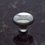 JVJ Chrome Football Door Knob - 32326