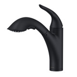 Gerber D455221BS Antioch Single Handle Pull-Out Kitchen Faucet 1.75gpm - Satin Black