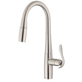 Gerber Selene Single Handle Pull-Down Kitchen Faucet w/ Snapback 1.75gpm - Stainless Steel - D454012SS
