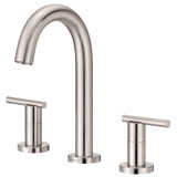 Gerber D303658BN Parma Trim Line Two Handle Widespread Lavatory Faucet w/ Metal Touch Down Drain 1.2gpm - Brushed Nickel