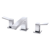 Gerber D304119 Avian Two Handle Widespread Lavatory Faucet w/ Metal Touch Down Drain 1.2gpm Chrome