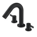 Gerber D300930BST Amalfi Two Handle Roman Tub Faucet Trim Kit - Satin Black