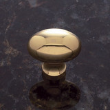 JVJ 32301 Solid Brass Football Door Knob