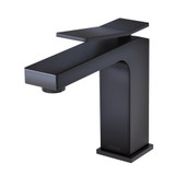 Gerber Avian Single Handle Lavatory Faucet with Metal Touch Down Drain 1.2gpm - Satin Black - D225019BS