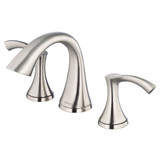 Gerber D304222BN Antioch Two Handle Widespread Lavatory Faucet w/ Metal Touch Down Drain 1.2gpm - Brushed Nickel