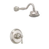Gerber D501557BNTC Opulence Single Handle Shower Only Trim Kit & Treysta Cartridge w/ 5 Function Showerhead 1.75gpm - Brushed Nickel