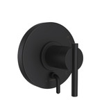 Gerber Parma Single Handle Pressure Balance Trim Kit & Treysta Cartridge for Valve Only w/ Diverter on Valve - Satin Black - D500458BSTC
