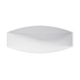 ALFI White Matte 71" Solid Surface Resin Free Standing Hammock Style Bathtub - AB9991