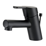 Gerber Amalfi Single Handle Top Control Lavatory Faucet Single Hole w/ Metal Pop-Up Drain 1.2gpm - Satin Black - D224530BS