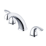 Gerber Viper Two Handle Widespread Lavatory Faucet w/ 50/50 Touch Down Drain 1.2gpm - Chrome - G0043375