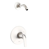 Gerber Lemora Single Handle Shower Only Trim Kit & Treysta Cartridge Less Showerhead - Brushed Nickel - D500534LSBNTC