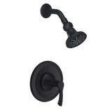 Gerber Antioch Single Handle Shower Only Trim Kit & Treysta Cartridge 1.75gpm - Satin Black - D501522BSTC