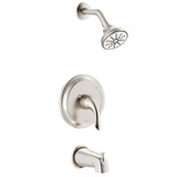 Gerber Viper Single Handle Tub & Shower Trim Kit & Treysta Cartridge 1.75gpm - Brushed Nickel - G00G9155BNTC