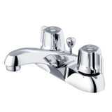 Gerber Classics Two Handle Centerset Lavatory Faucet w/ Metal Fluted Handles & Metal Pop-Up Drain 1.2gpm - Chrome - G0743431