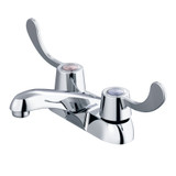 Gerber G004341166 Classics Two Handle Centerset Lavatory Faucet w/ Wrist Blade Handles Less Drain w/ Chain Stay 1.2gpm - Chrome