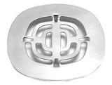Trim To The Trade Snap In Shower Strainer 4 1/2" Outer Diameter, Flat Black - 4T-049-20