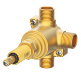 Gerber Single Handle 1/2" 3-Port/2-Outlet Diverter Valve 3 Position Valve (Pause/Individual) - D130515BT