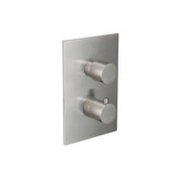 Isenberg  100.4420BN 3/4 " Thermostatic Valve & Trim - With 2-Way Diverter - 2 Output - Brushed Nickel