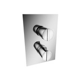 Flusso 145.4101CP 3/4" Thermostatic Shower Valve & Trim - 1 Output - Polished Chrome
