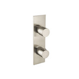 Flusso 100.2780BN 3/4" Thermostatic Shower Valve & Trim - 3-Output - Brushed Nickel