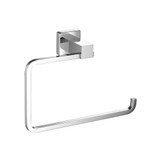 Flusso 150.1008CP Brass Towel Ring - Polished Chrome