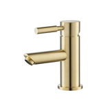 Flusso Single Hole Bathroom Faucet - Satin Brass - 100.1000SB