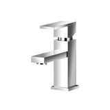 Flusso Single Hole Bathroom Faucet - Matte Black - 160.1050MB