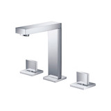 Flusso Three Hole 8" Widespread Two Handle Bathroom Faucet - Polished Chrome - 160.2000CP