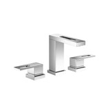 Flusso Three Hole 8" Widespread Two Handle Bathroom Faucet - Brushed Nickel - 160.2003BN