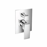 Flusso 160.2101MB Tub / Shower Trim With Pressure Balance Valve & Integrated 2-Way Diverter - 2-Output - Matte Black