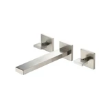 Flusso Two Handle Wall Mounted Bathroom Faucet - Polished Nickel - 160.1900PN