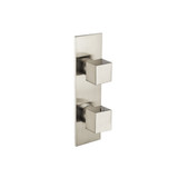 Flusso 3/4" Horizontal Thermostatic Shower Valve & Trim - 1- Output - Brushed Nickel - 160.2720BN