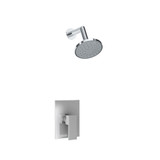 Flusso 160.3000BN Single Output Shower Faucet Set With ABS Shower Head & Arm - Brushed Nickel